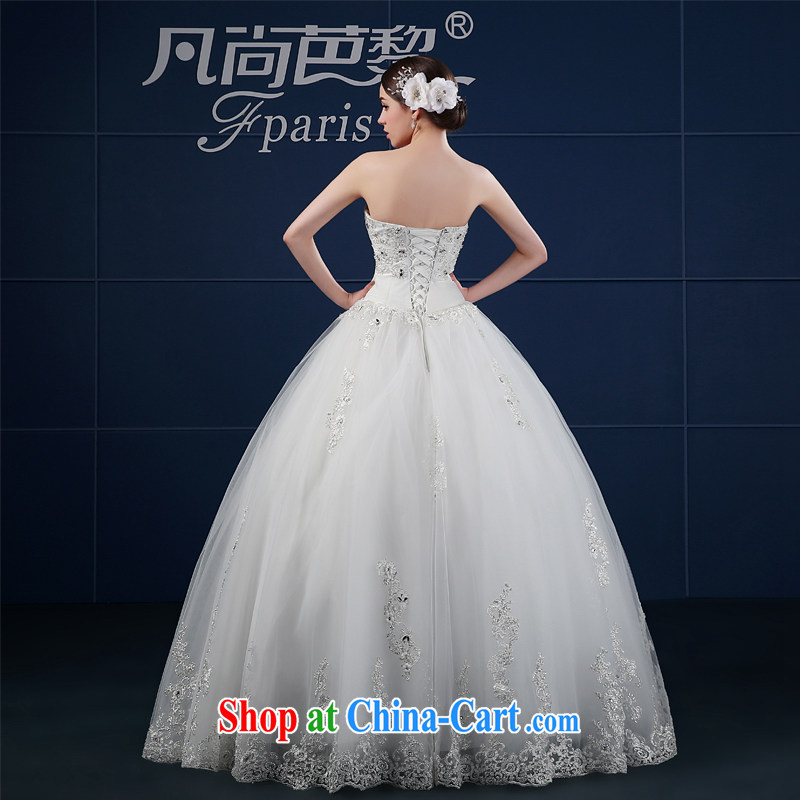 wedding dresses 2015 new spring, wiped off his chest, wedding Korean version the code custom beauty bridal wedding summer trailing white XXL, where there is Hip Hop Lai (FSUNPARES), online shopping
