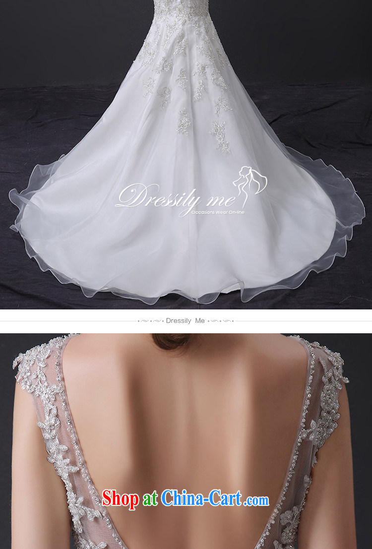 DressilyMe custom wedding dresses 2015 wedding dresses spring and summer new cultivating crowsfoot lace stylish tail white dual pack shoulder bridal with ivory - out of stock XL pictures, price, brand platters! Elections are good character, the national distribution, so why buy now enjoy more preferential! Health