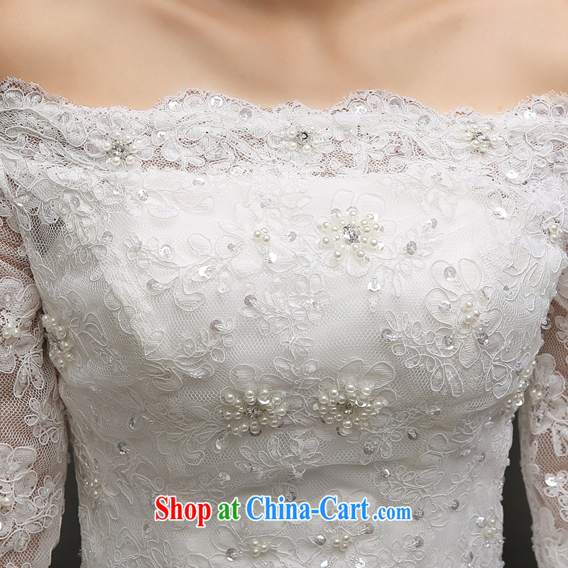 Connie focus 2015 spring and summer new wedding fashion a Field shoulder bridal wedding lace wood drill with wedding dresses women's code can be customized 001 white tailored final 7 days, Kou Ni (JIAONI), and, on-line shopping
