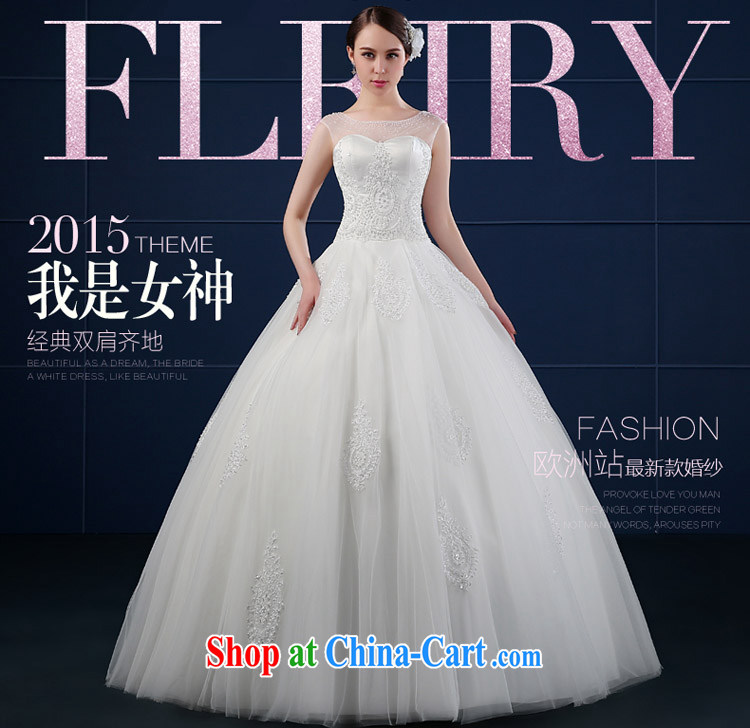 wedding dresses 2015 new spring and summer simple code cultivating shoulders with package shoulder bridal wedding summer field shoulder white XXL pictures, price, brand platters! Elections are good character, the national distribution, so why buy now enjoy more preferential! Health