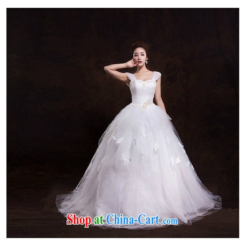 White first to about wedding dresses new 2015 luxury one shoulder-tail with Princess double-shoulder wedding upscale Princess align, and tailor-made contact customer service, white first to about, and, on-line shopping