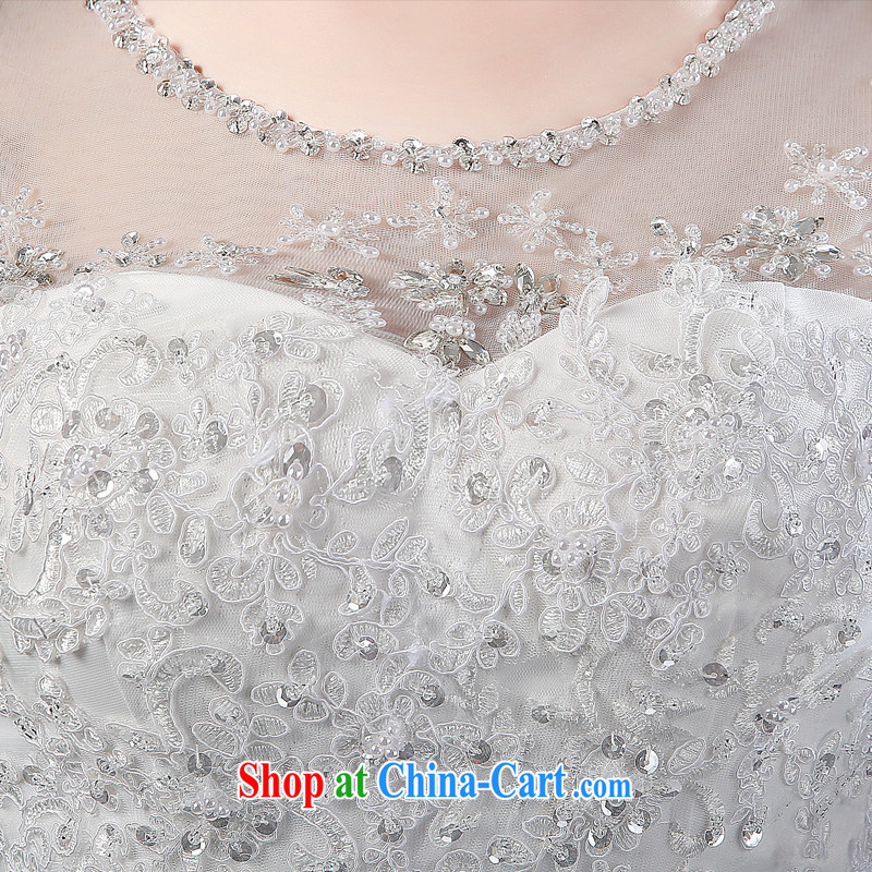 Where is Hip Hop Lai wedding dresses 2015 spring and summer, the Korean version of the greater code shoulders with a bride field shoulder wedding summer white XXL, where Barbara is Lai (FSUNPARES), online shopping