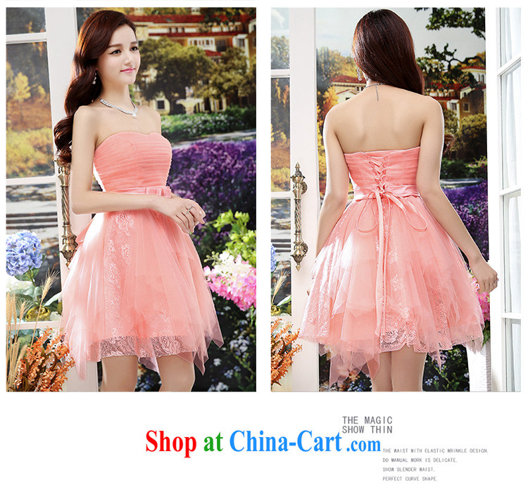To show their wedding 2015 new female Adjustable size stylish wiped his chest bridesmaid toast load serving evening dress dress uniforms HC 568 pink XL pictures, price, brand platters! Elections are good character, the national distribution, so why buy now enjoy more preferential! Health