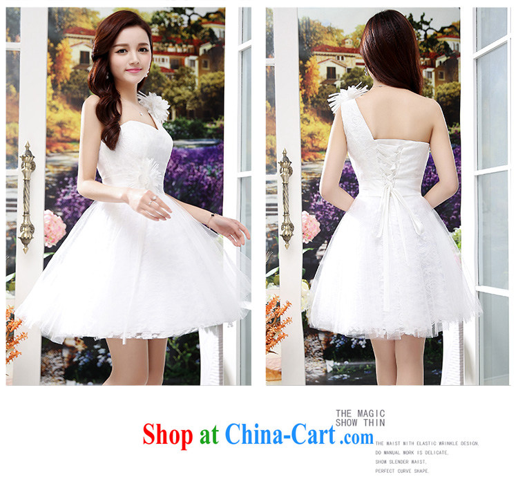 To show the shoulder wedding 2015 new stylish lace bare chest-waist Web yarn marriages with toast clothing bridesmaid serving women serving performances HC 565 white XL pictures, price, brand platters! Elections are good character, the national distribution, so why buy now enjoy more preferential! Health