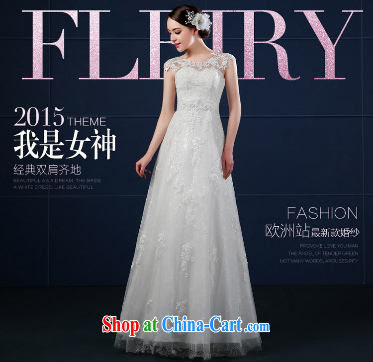 wedding dresses 2015 spring and summer New Field shoulder stylish Korean version with cultivating graphics thin large code bridal wedding summer white XXL pictures, price, brand platters! Elections are good character, the national distribution, so why buy now enjoy more preferential! Health