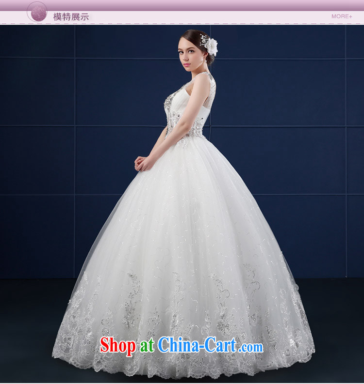 Double-shoulder wedding dresses 2015 new spring and summer Korean version the code simple beauty custom alignment, bridal wedding summer white XXL pictures, price, brand platters! Elections are good character, the national distribution, so why buy now enjoy more preferential! Health