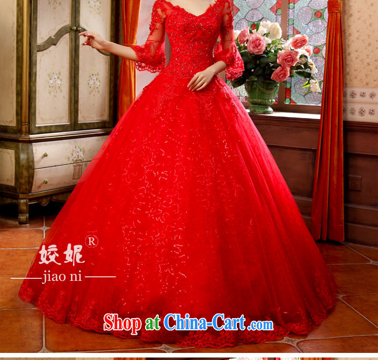 Focus in her sleeve red wedding dresses 2015 spring and summer new paragraph to align the code thick MM shaggy dress pregnant women bridal hunsha white with red yarn is tailored to final 7 day pictures, price, brand platters! Elections are good character, the national distribution, so why buy now enjoy more preferential! Health