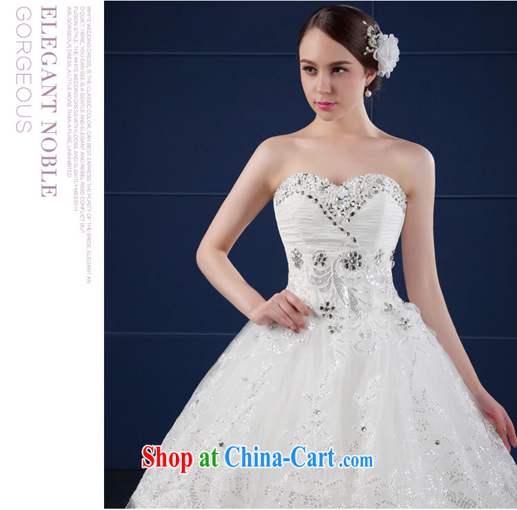 FSUNPARES/where is Hip Hop Lai wedding dresses 2015 new spring and summer Korean version the code erase chest bridal wedding white XXL pictures, price, brand platters! Elections are good character, the national distribution, so why buy now enjoy more preferential! Health