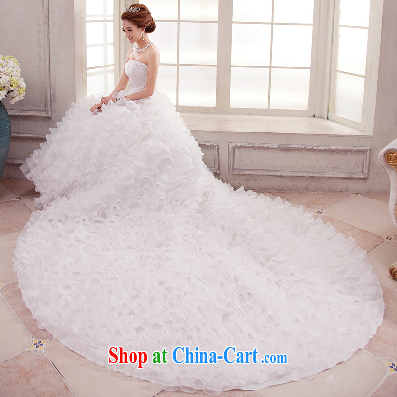 Kou Connie white tail wedding 2015 spring wipe chest stylish lace graphics slender tail wedding bridal marriage summer hunsha white tailored final 7 days, Kou Connie (JIAONI), and, on-line shopping