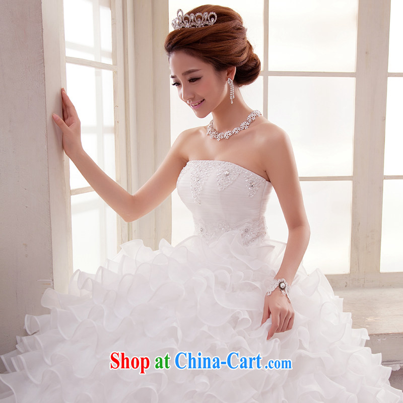 Kou Connie white tail wedding 2015 spring wipe chest stylish lace graphics slender tail wedding bridal marriage summer hunsha white tailored final 7 days, Kou Connie (JIAONI), and, on-line shopping