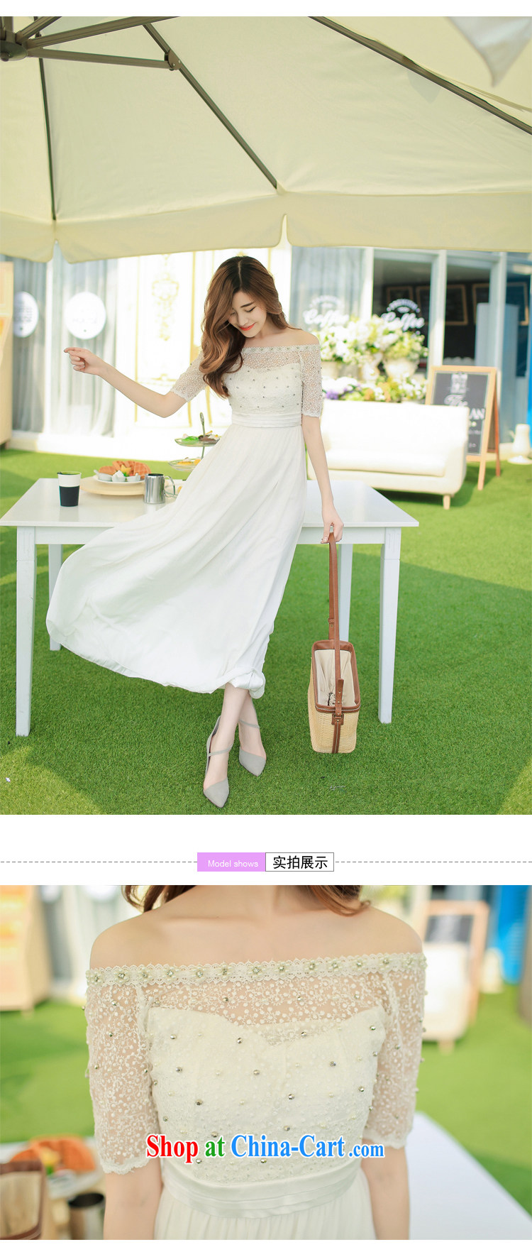 There is TAO 2015 Korean high quality Maldives beach dress wedding nails Pearl inserts drill dress long dress love the template C 0016 white XL pictures, price, brand platters! Elections are good character, the national distribution, so why buy now enjoy more preferential! Health