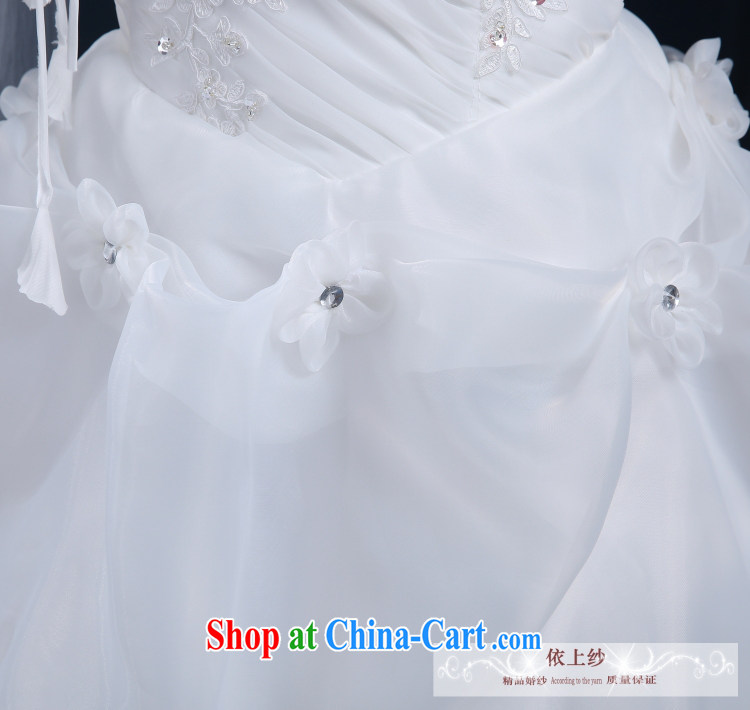 2015 new wedding dresses and stylish Korean-style single shoulder alignment to the Code thick MM graphics thin wedding spring and summer classic style white L pictures, price, brand platters! Elections are good character, the national distribution, so why buy now enjoy more preferential! Health