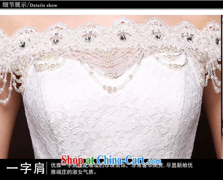 7 color 7 tone Korean version 2015 new word for shoulder chest bare tail lace beauty crowsfoot with larger wedding dresses H 072 white tailored (final) pictures, price, brand platters! Elections are good character, the national distribution, so why buy now enjoy more preferential! Health