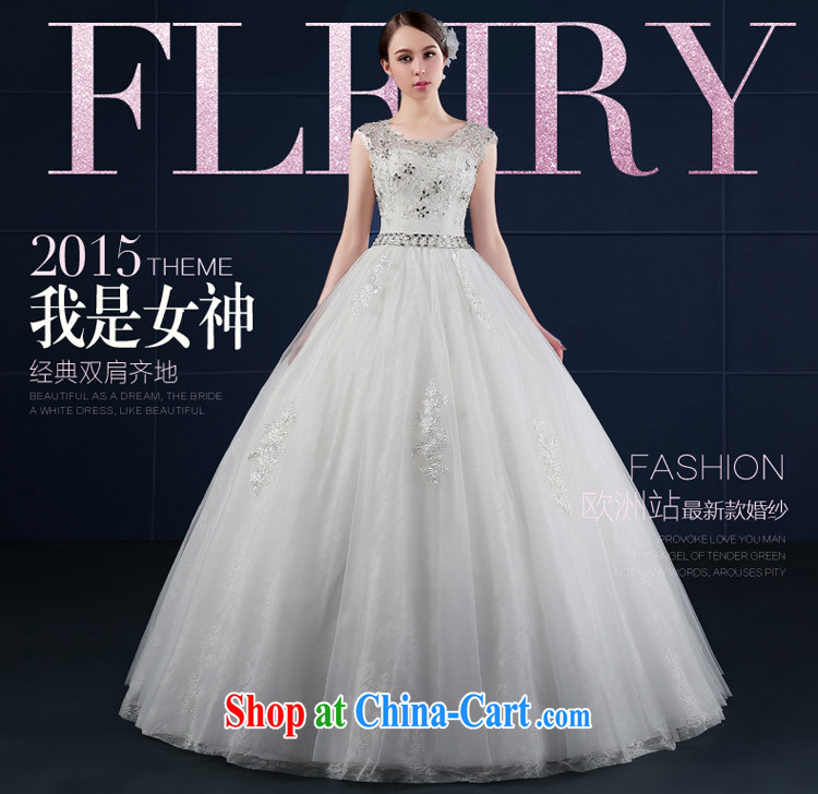 Where is Hip Hop Lai wedding dresses 2015 new spring and summer Korean version the code dual pack shoulder bridal wedding summer field shoulder drill white XXL pictures, price, brand platters! Elections are good character, the national distribution, so why buy now enjoy more preferential! Health