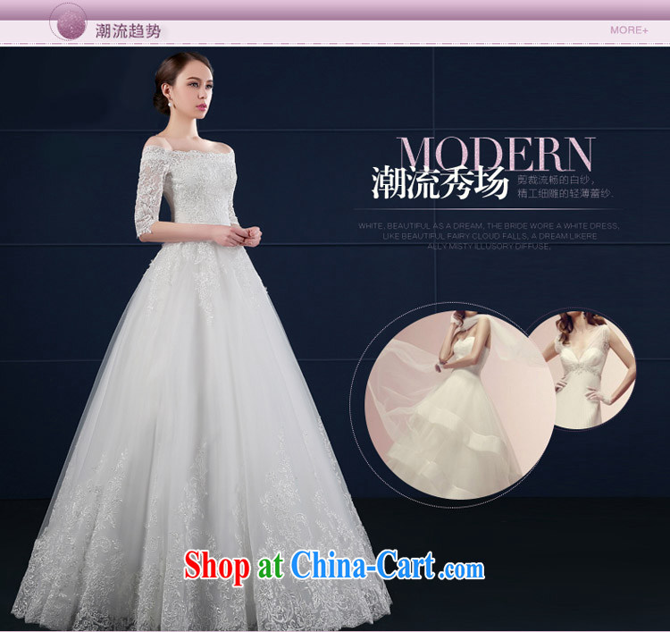 Where is Hip Hop Lai wedding dresses 2015 new spring and summer Korean version of the greater number, long-sleeved bridal wedding summer field shoulder white XXL pictures, price, brand platters! Elections are good character, the national distribution, so why buy now enjoy more preferential! Health