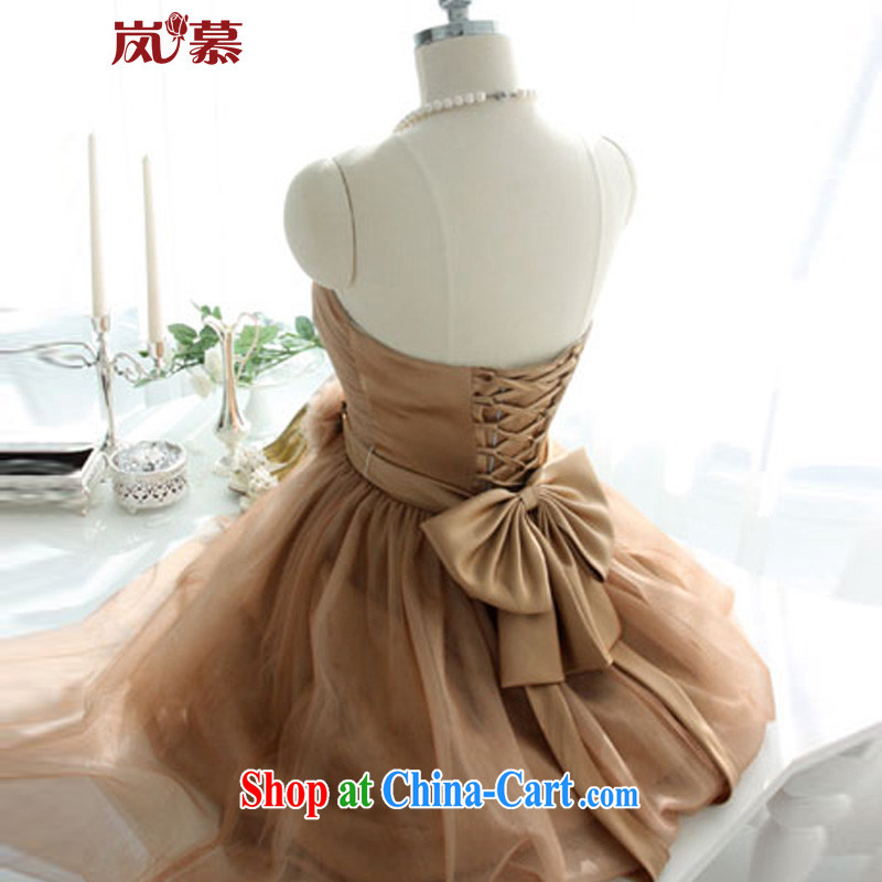 LAURELMARY sponsors the 2015 new Korean Modern minimalist atmosphere bridesmaid dress as shown brown XXL, sponsors, and shopping on the Internet