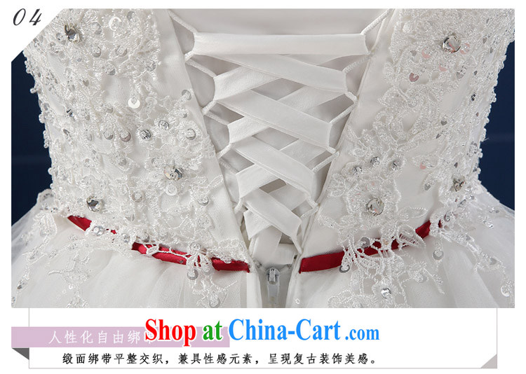 wedding dresses 2015 new spring and summer Korean version the code wiped his chest, with lace-drill beauty bridal wedding summer white XXL pictures, price, brand platters! Elections are good character, the national distribution, so why buy now enjoy more preferential! Health