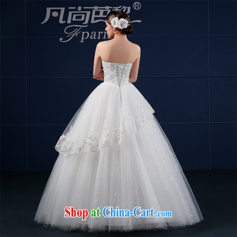 Where is Hip Hop Lai wedding dresses 2015 new spring and summer Korean version of the greater code drill cultivating wiped his chest, bridal wedding summer white XXL, where Barbara is Lai (FSUNPARES), online shopping