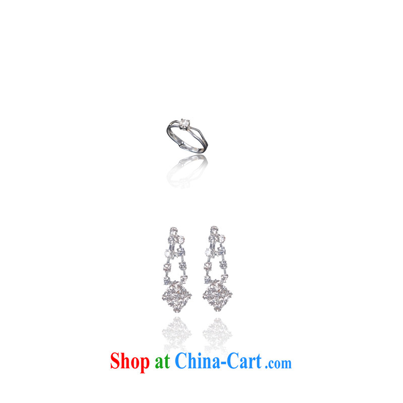 New Payment link + earrings set of 4 marriages new fashion accessories Korean married women jewelry white, clean to roam, and shopping on the Internet