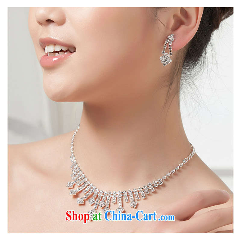 New Payment link + earrings set of 4 marriages new fashion accessories Korean married women jewelry white, clean to roam, and shopping on the Internet
