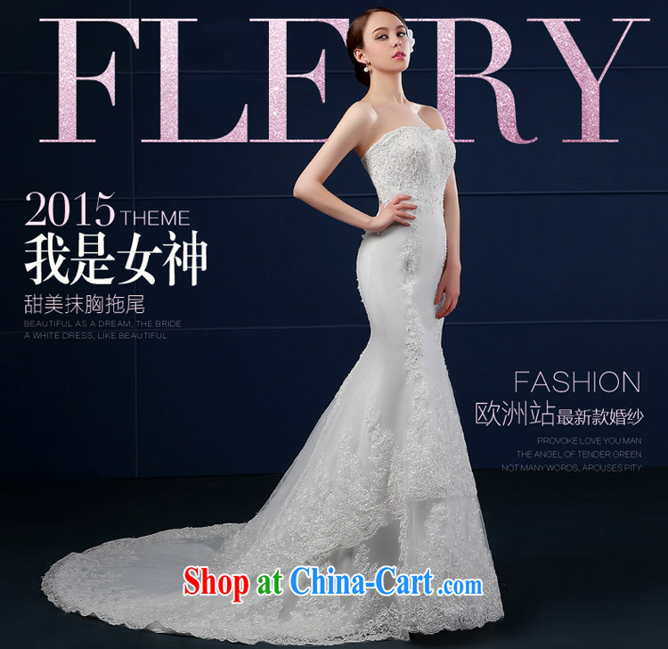 Bridal wedding dresses new 2015 summer wiped chest Korean code crowsfoot wedding summer bride-tail minimalist beauty graphics thin white XXL pictures, price, brand platters! Elections are good character, the national distribution, so why buy now enjoy more preferential! Health