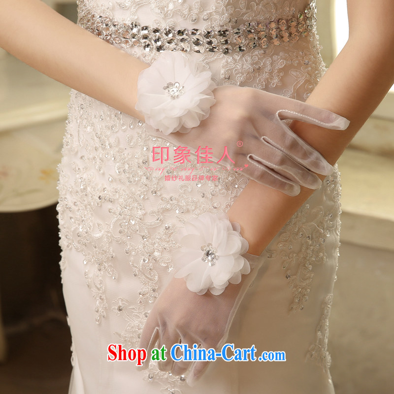 Impression Leigh 2015 new marriages short gloves wedding lace exposed to lace white transparent wedding gloves YS 1011, impressive lady, shopping on the Internet