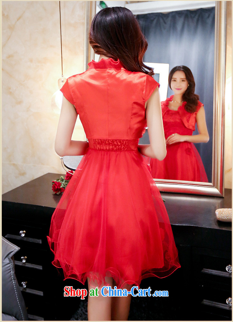The Shannon Gore, 2015 new marriage bridal toast service bridal dresses cheongsam dress marriage red back door service red M pictures, price, brand platters! Elections are good character, the national distribution, so why buy now enjoy more preferential! Health