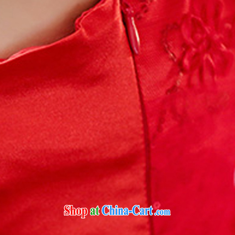 The Shannon Gore, 2015 new marriage bridal toast service bridal dresses cheongsam dress marriage red back door service red M, Mr Tung Chee Hwa (Miss . Dong), shopping on the Internet