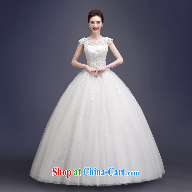 Kou Connie wedding dresses the Field shoulder white bridal wedding summer 2015 Korean-style with the number 0018 JNHS white L crackdown, Connie (JIAONI), and, on-line shopping