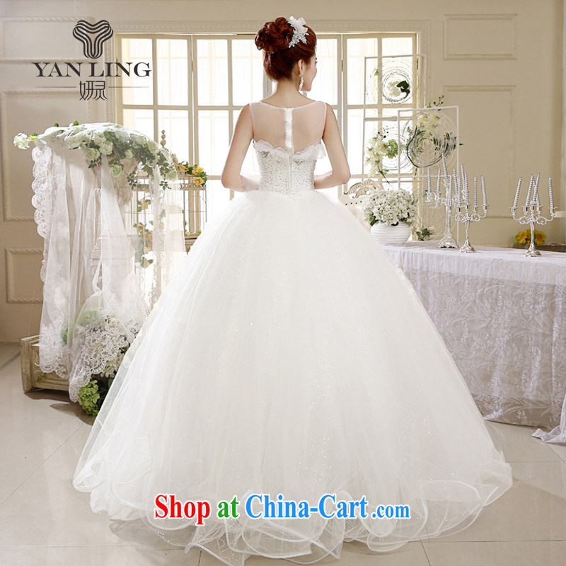 2015 new wedding field shoulders with Princess shaggy dress bridal wedding white wedding HS 1006 white XL, her spirit, and, on-line shopping