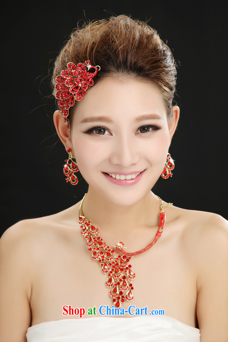7-Color 7 tone New Red bridal crown and ornaments wedding dresses dresses jewelry accessories wedding jewelry hair accessories SP 002 Crown + necklace + ear fall are code pictures, price, brand platters! Elections are good character, the national distribution, so why buy now enjoy more preferential! Health