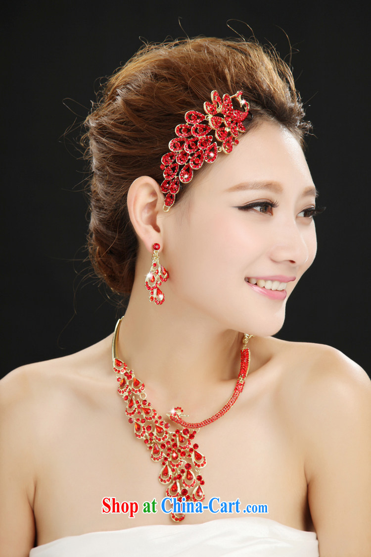 7-Color 7 tone New Red bridal crown and ornaments wedding dresses dresses jewelry accessories wedding jewelry hair accessories SP 002 Crown + necklace + ear fall are code pictures, price, brand platters! Elections are good character, the national distribution, so why buy now enjoy more preferential! Health