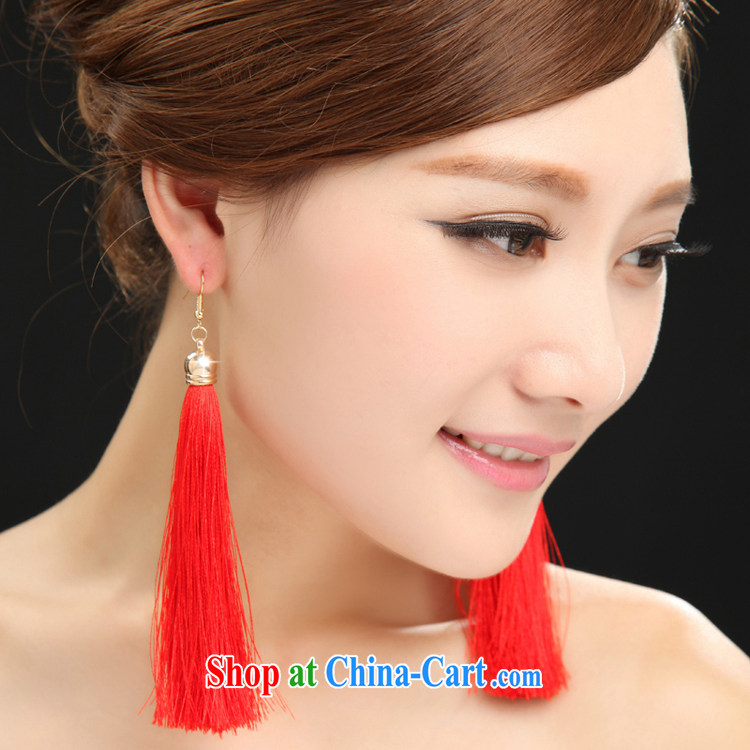 7 color 7 tone costumes bridal earrings red Chinese style red ear ornaments marriage ear fall flow, red ear staple Chinese PS C 003 section, pictures, price, brand platters! Elections are good character, the national distribution, so why buy now enjoy more preferential! Health