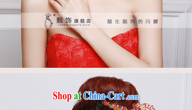 Beautiful ornaments 2015 new bridal red head-dress bow-tie Crown earrings dress dresses accessories accessories Red classic head-dress 047 pictures, price, brand platters! Elections are good character, the national distribution, so why buy now enjoy more preferential! Health