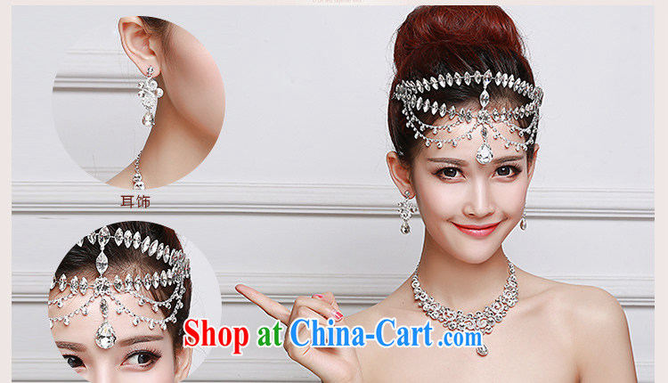 Beautiful ornaments 2015 new bridal jewelry Deluxe Water drilling ring Crown necklace earrings 3-Piece wedding accessories Crown package 063 pictures, price, brand platters! Elections are good character, the national distribution, so why buy now enjoy more preferential! Health