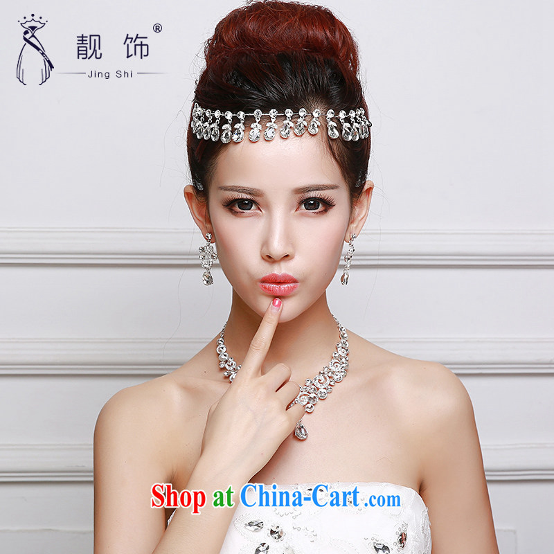 Beautiful ornaments 2015 new bridal jewelry Deluxe Water drilling ring Crown necklace earrings 3 piece wedding accessories Crown suite 062, beautiful ornaments JinGSHi), and, on-line shopping