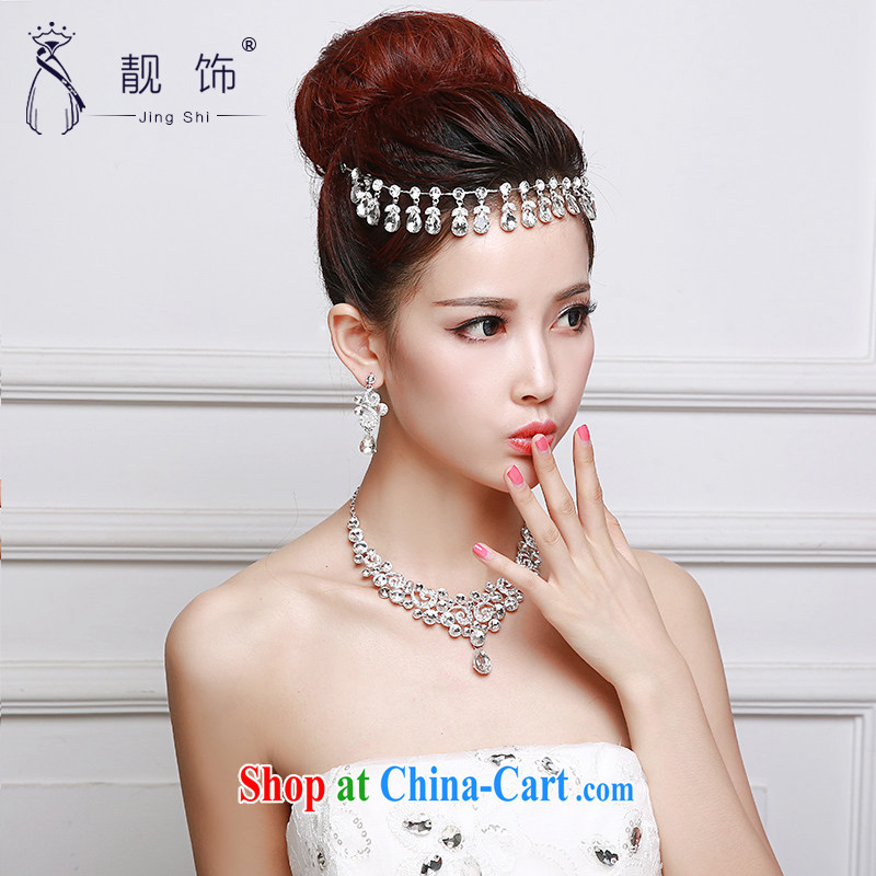 Beautiful ornaments 2015 new bridal jewelry Deluxe Water drilling ring Crown necklace earrings 3 piece wedding accessories Crown suite 062, beautiful ornaments JinGSHi), and, on-line shopping