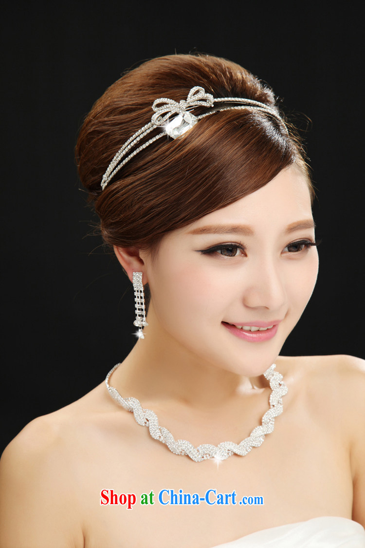 7 color 7 tone new brides and married the crown 3-Piece Korean-style water diamond necklace ear ornaments wedding with ornaments PS 018 necklace + ear fall are code pictures, price, brand platters! Elections are good character, the national distribution, so why buy now enjoy more preferential! Health