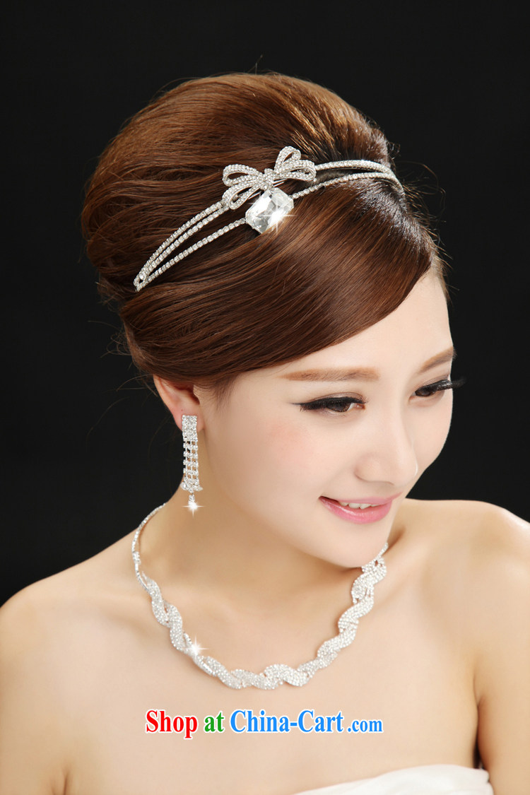 7 color 7 tone new brides and married the crown 3-Piece Korean-style water diamond necklace ear ornaments wedding with ornaments PS 018 necklace + ear fall are code pictures, price, brand platters! Elections are good character, the national distribution, so why buy now enjoy more preferential! Health