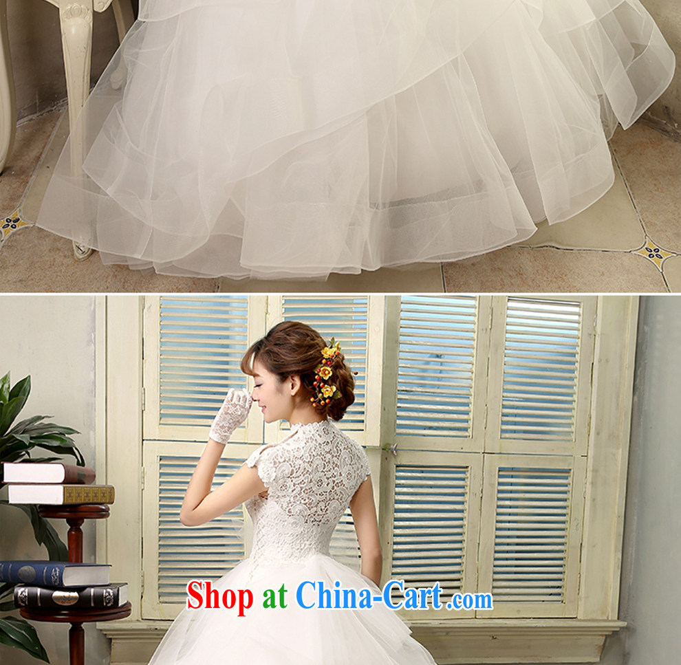 2015 New Field shoulder wedding dresses retro minimalist Web yarn shaggy skirt the Field shoulder spring and summer, bridal wedding H 2806 XL pictures, price, brand platters! Elections are good character, the national distribution, so why buy now enjoy more preferential! Health