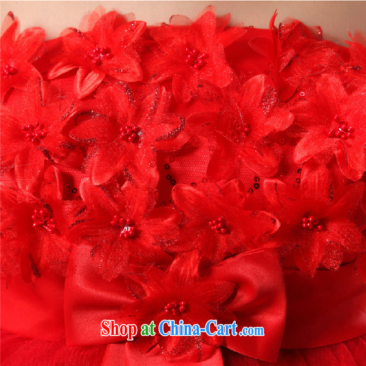 New wedding dresses flowers nails Pearl wiped his chest, and pregnant women, wedding high waist straps zipper Korean Princess wedding dress white zipper XXXL pictures, price, brand platters! Elections are good character, the national distribution, so why buy now enjoy more preferential! Health