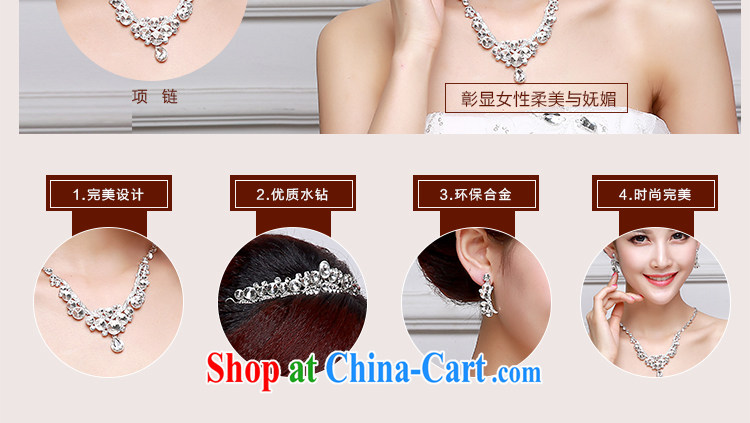 Beautiful decorated bridal head-dress wedding dresses accessories Crown necklace earrings 3 piece bridal wedding supplies Crown necklace set 005 pictures, price, brand platters! Elections are good character, the national distribution, so why buy now enjoy more preferential! Health