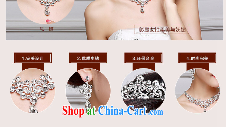 Beautiful decorated bridal head-dress wedding dresses accessories Crown necklace earrings 3 piece bridal wedding supplies Crown package 002 pictures, price, brand platters! Elections are good character, the national distribution, so why buy now enjoy more preferential! Health