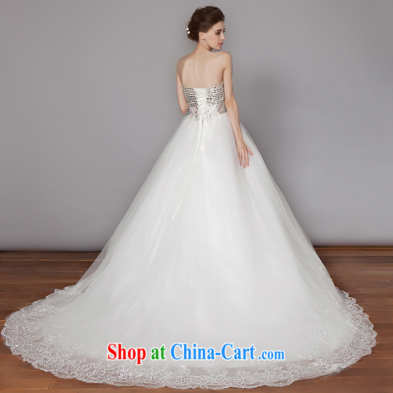 Love, Ms Audrey EU Yuet-mee, RobinIvy), Japan, and the ROK wedding dresses 2015 spring and summer new erase chest tail diamond jewelry marriages H 33,520 white XL, Paul love, Ms Audrey EU, and shopping on the Internet