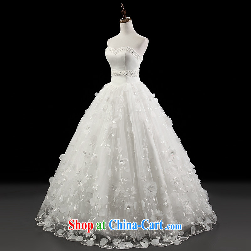 Love, Ms Audrey EU Yuet-mee, RobinIvy), Japan, and the ROK wedding dresses 2015 spring and summer new flowers wiped his chest to marriages H 34,555 white L, Paul love, Ms Audrey EU, and shopping on the Internet