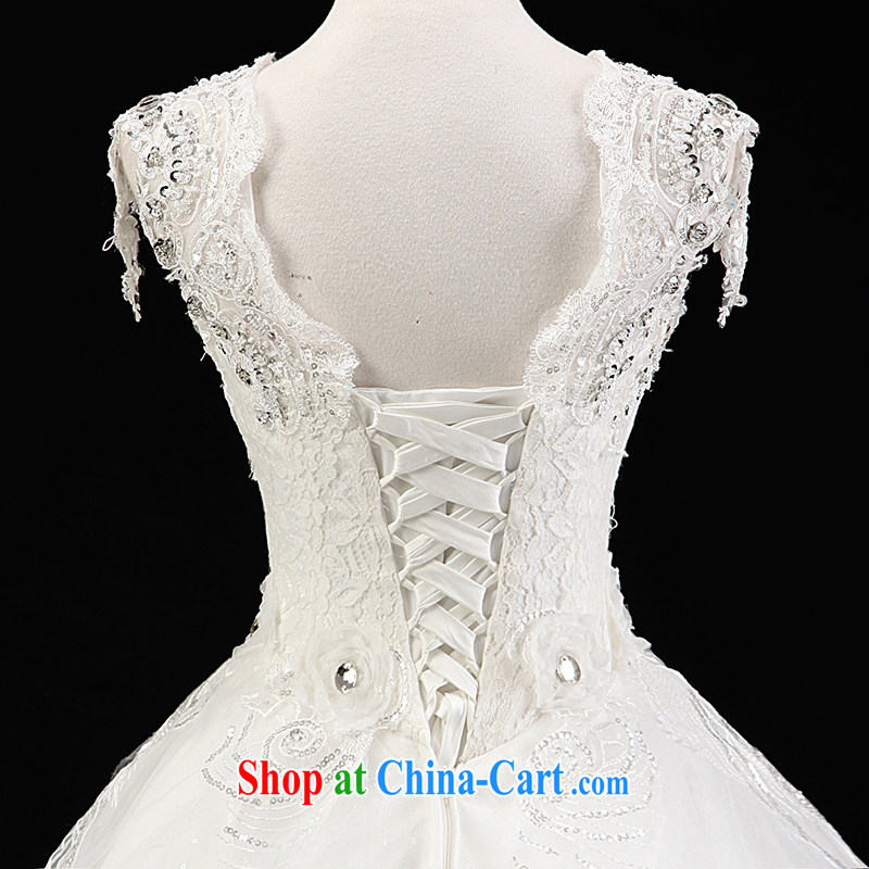 Love, Ms Audrey EU Yuet-mee, RobinIvy), Japan, and the ROK wedding dresses 2015 spring and summer new shoulders V collar tail diamond jewelry marriages H 13,840 white XL, Paul love, Ms Audrey EU, and shopping on the Internet