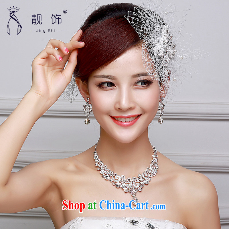 Beautiful ornaments 2015 new bridal head-dress wedding dresses accessories accessories white flowers butterfly knot trim white bow-tie 010, beautiful ornaments JinGSHi), online shopping