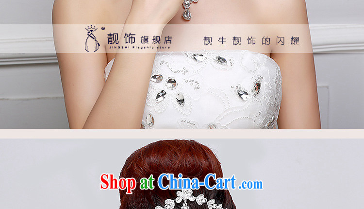 Beautiful ornaments 2015 new bridal headdress necklace ear ornaments Kit alloy water drilling bridal Crown wedding accessories accessories wedding supplies white-trim 019 pictures, price, brand platters! Elections are good character, the national distribution, so why buy now enjoy more preferential! Health
