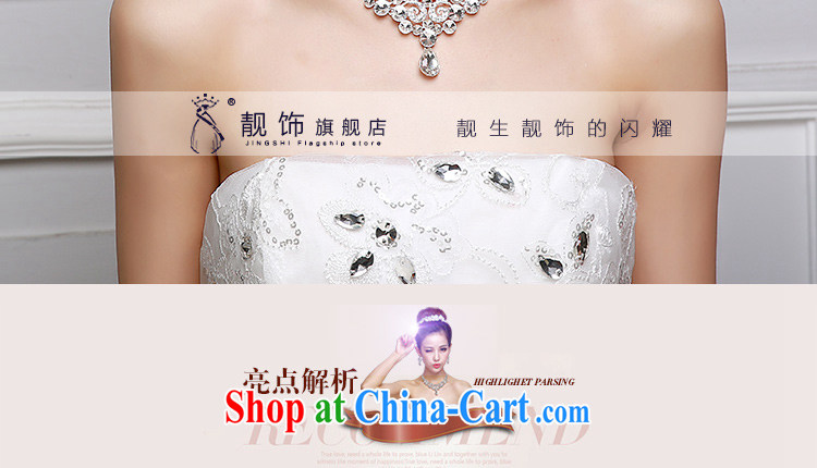 Beautiful ornaments 2015 new bridal headdress necklace ear ornaments Kit alloy water drilling bridal Crown wedding accessories accessories wedding supplies white-trim 019 pictures, price, brand platters! Elections are good character, the national distribution, so why buy now enjoy more preferential! Health