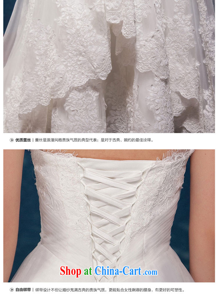 Love Life wedding dresses 2015 summer new European and American Princess lace lace skirt with sexy bare chest tail wedding wedding dress white XL pictures, price, brand platters! Elections are good character, the national distribution, so why buy now enjoy more preferential! Health